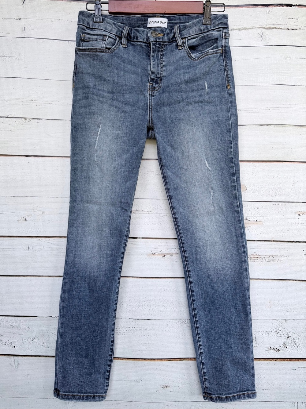 Studio Blue High Rise Skinny Comfort Stretch Denim Jeans - 29